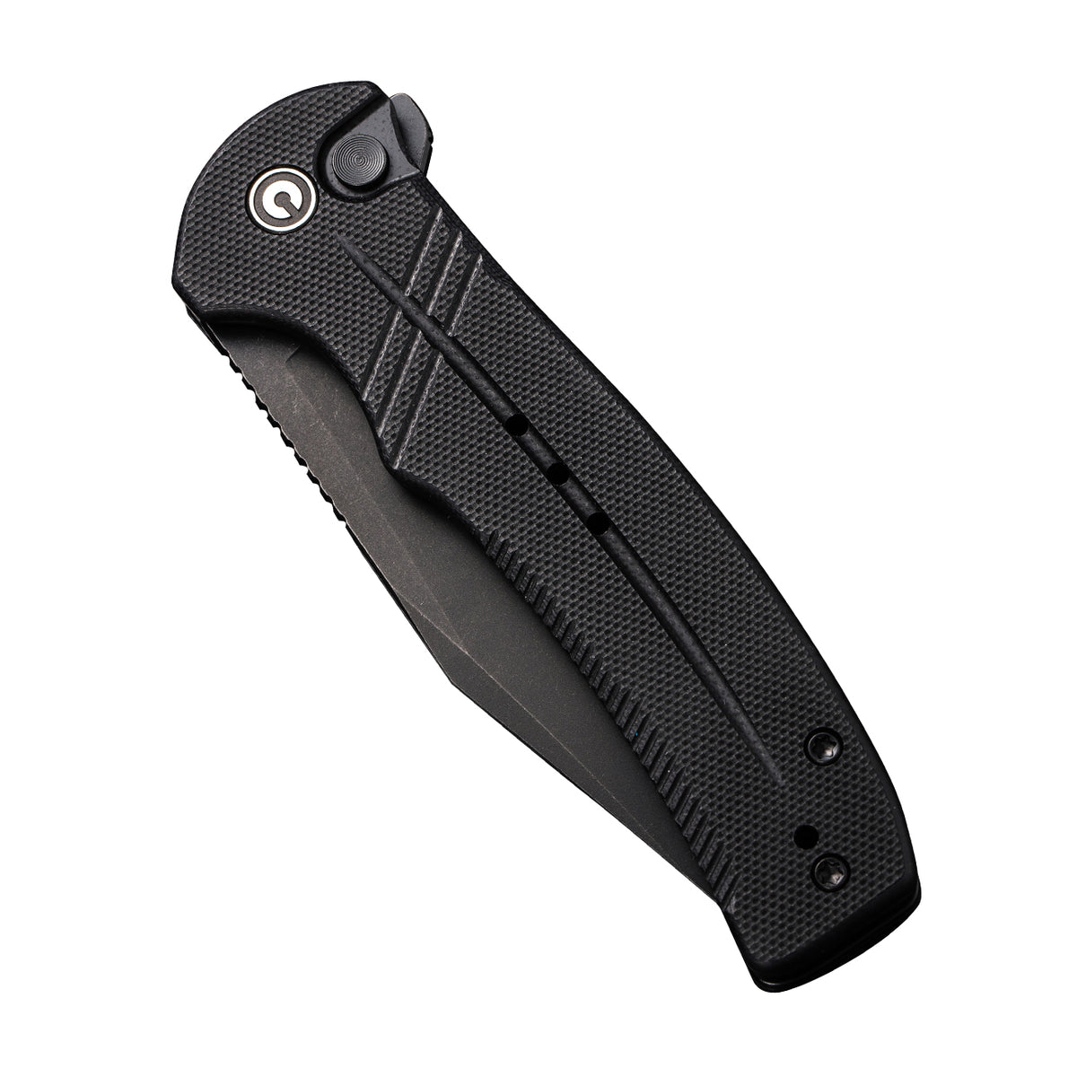 Civivi Cogent C20038D-1 Folding Knife 3.47" 14C28N Steel Blade Black G10 Handle