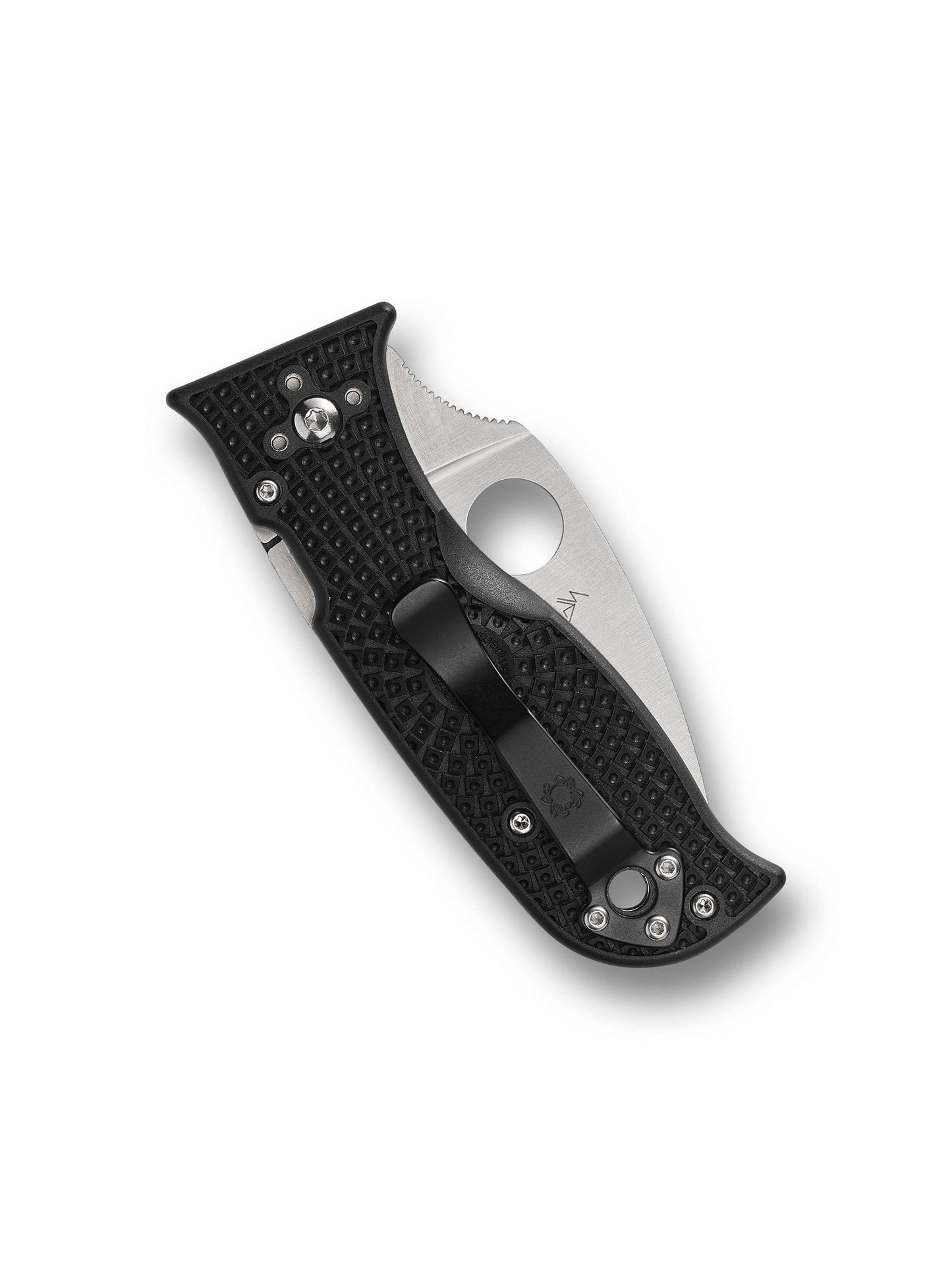 Spyderco Lil' Temperance 3 Lightweight C69PBK3 closed view with pocket clip