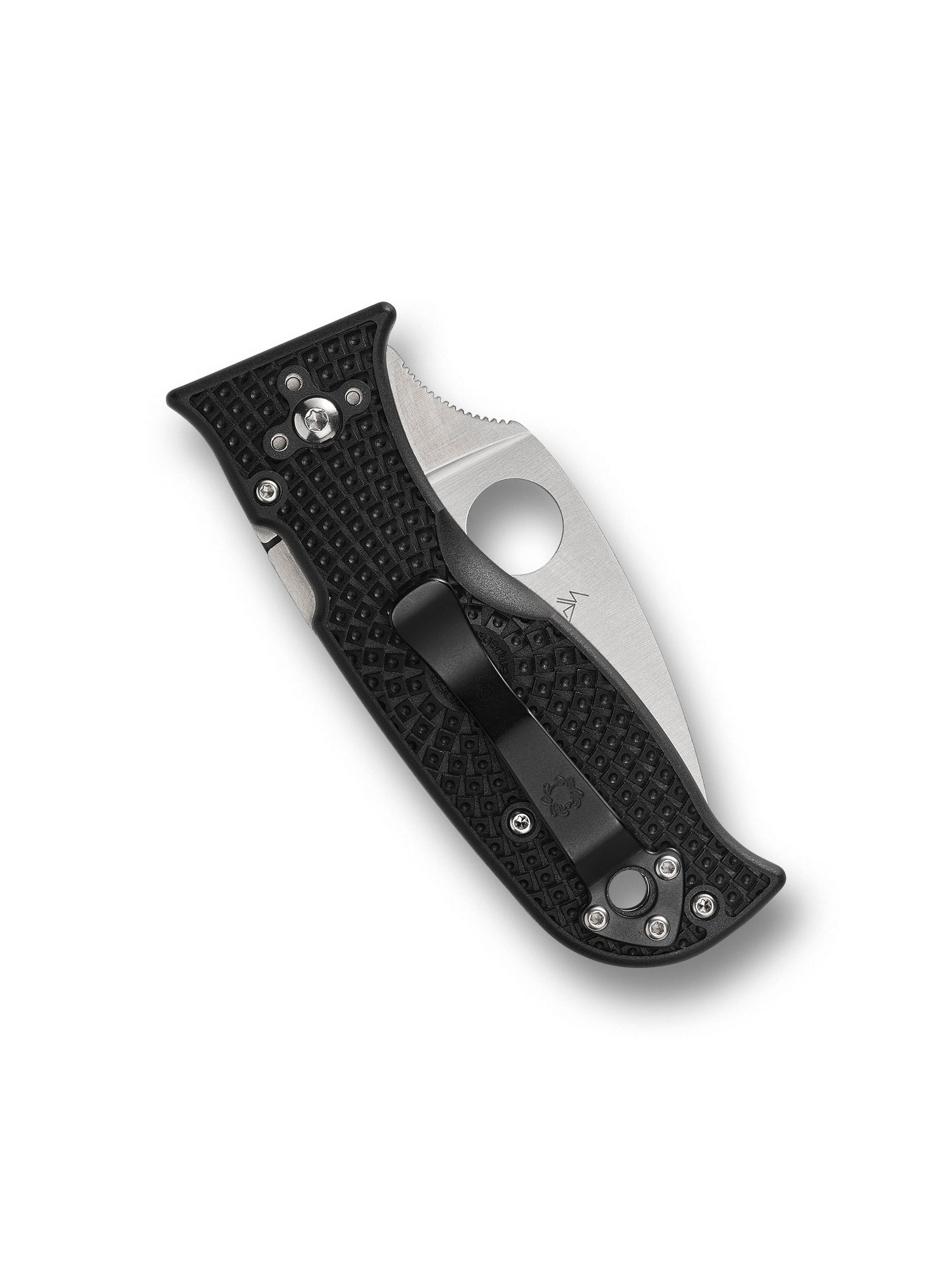 Spyderco Lil' Temperance 3 Lightweight C69PBK3 closed view with pocket clip