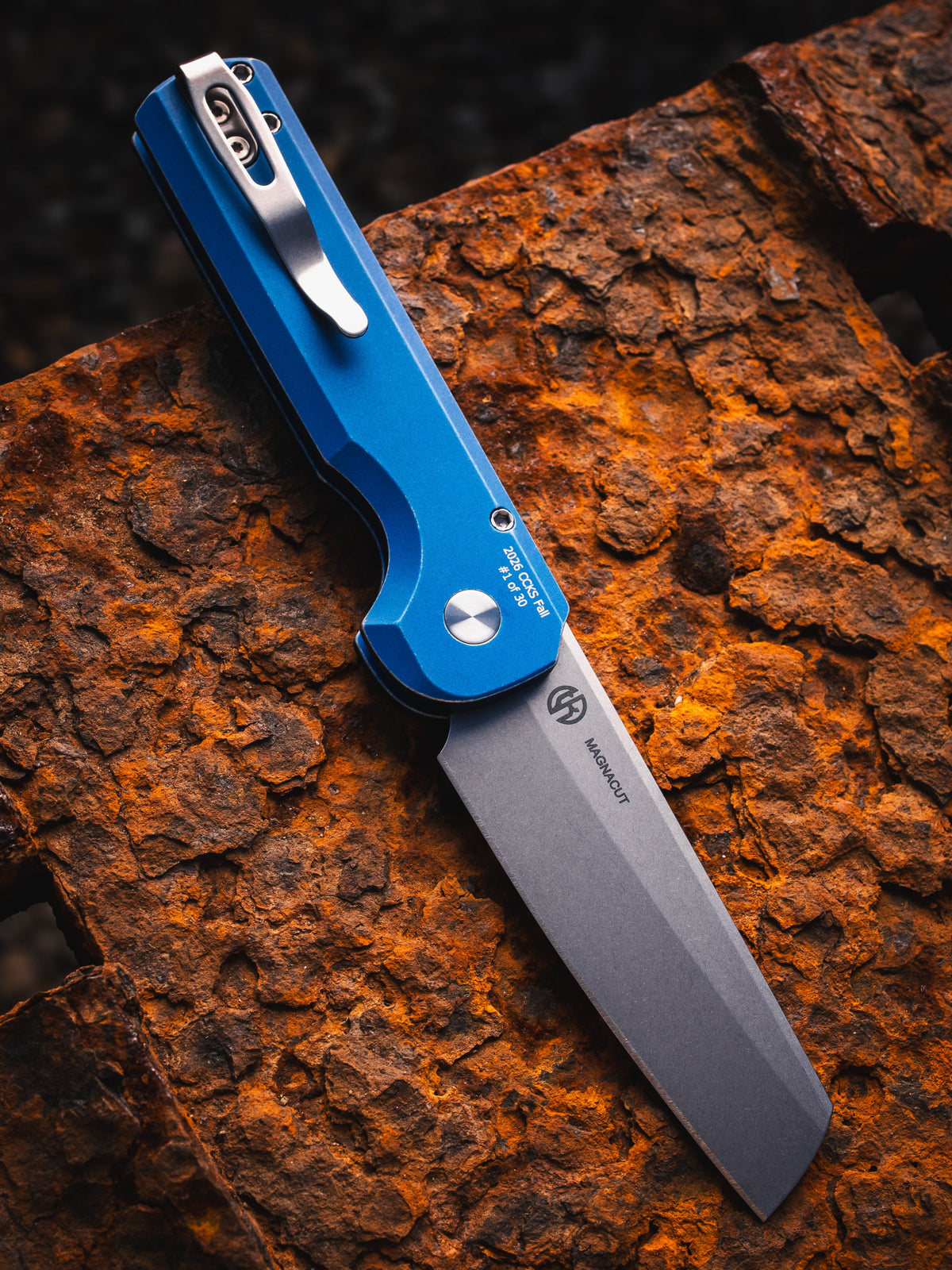 Pro-Tech Slimfoot CCKSF26.Slimfoot.1 closed view showing polished deep carry clip