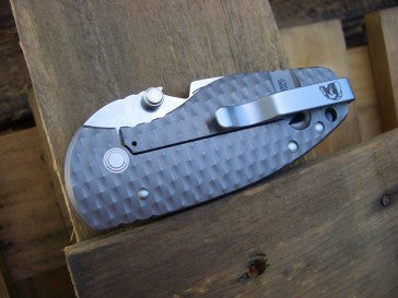 DPx HEAT/F 3D Ti Limited Edition Plain Edge Folding Knife (2.26 Inch Blade)