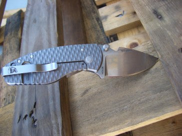 DPx HEAT/F 3D Ti Limited Edition Plain Edge Folding Knife (2.26 Inch Blade)