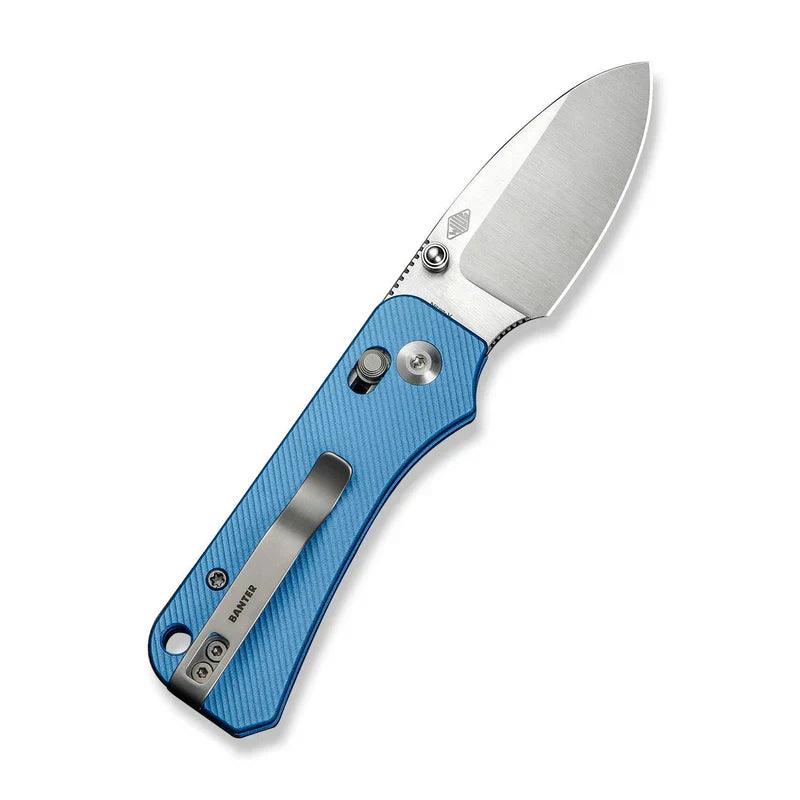 We Knife Co Ltd Baby Banter 2 2.34" Nitro-V Aluminum Blue C23074-1