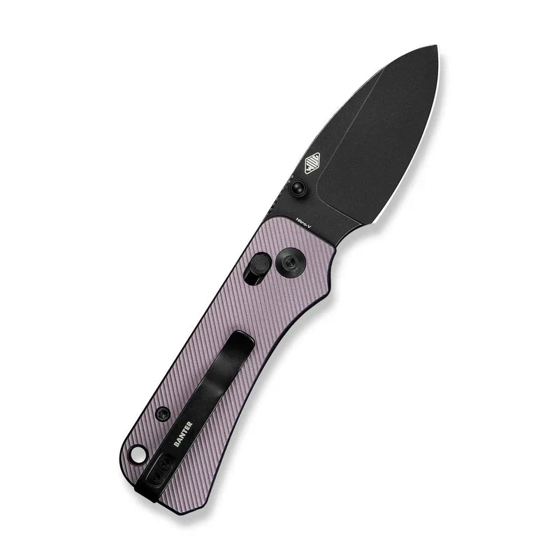 We Knife Co Ltd Baby Banter 2 2.34" Nitro-V Aluminum Purple C23074-2