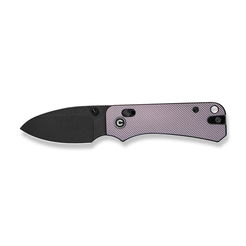 We Knife Co Ltd Baby Banter 2 2.34" Nitro-V Aluminum Purple C23074-2