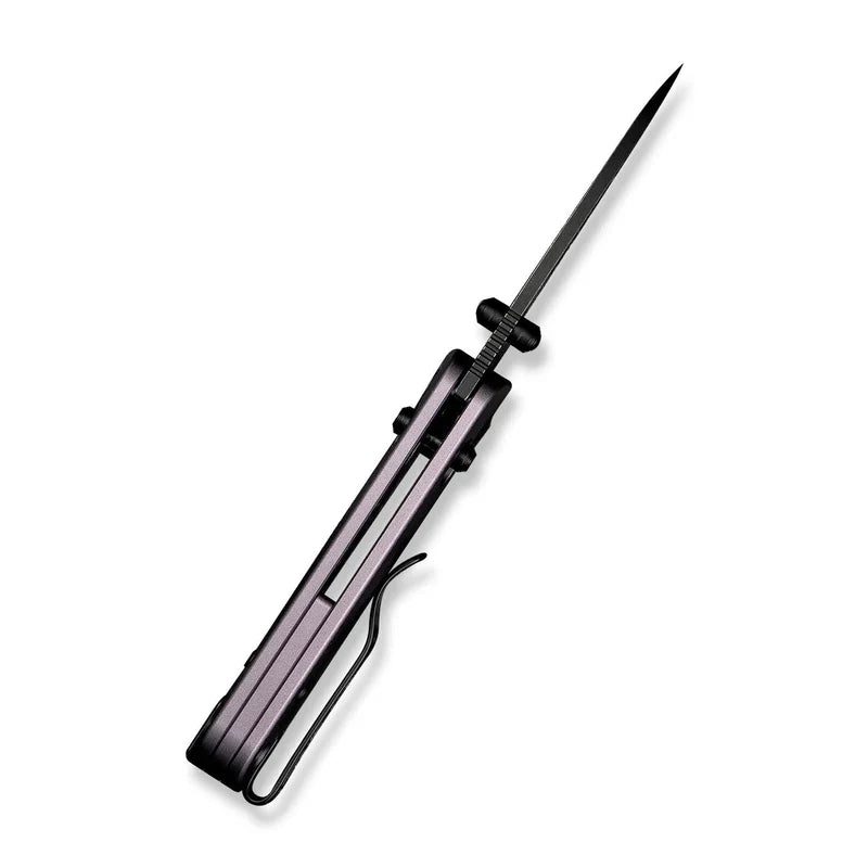 We Knife Co Ltd Baby Banter 2 2.34" Nitro-V Aluminum Purple C23074-2