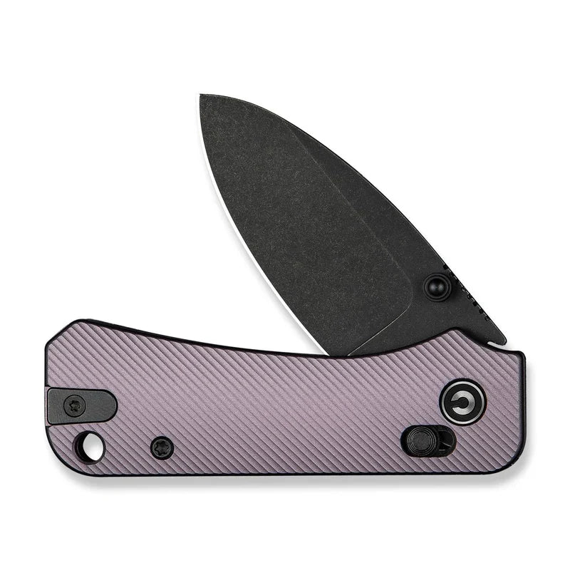 We Knife Co Ltd Baby Banter 2 2.34" Nitro-V Aluminum Purple C23074-2