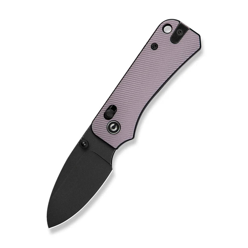 We Knife Co Ltd Baby Banter 2 2.34" Nitro-V Aluminum Purple C23074-2
