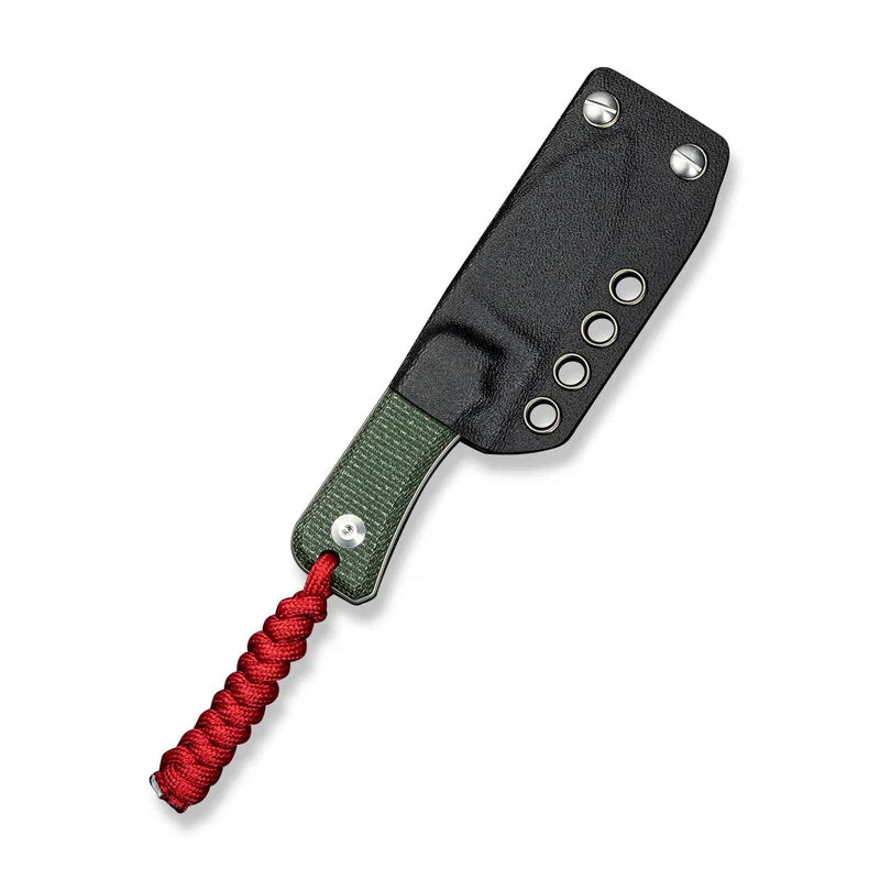 We Knife Co Ltd Baby Banter 2.39" Nitro-V Green Canvas Micarta C23045-2