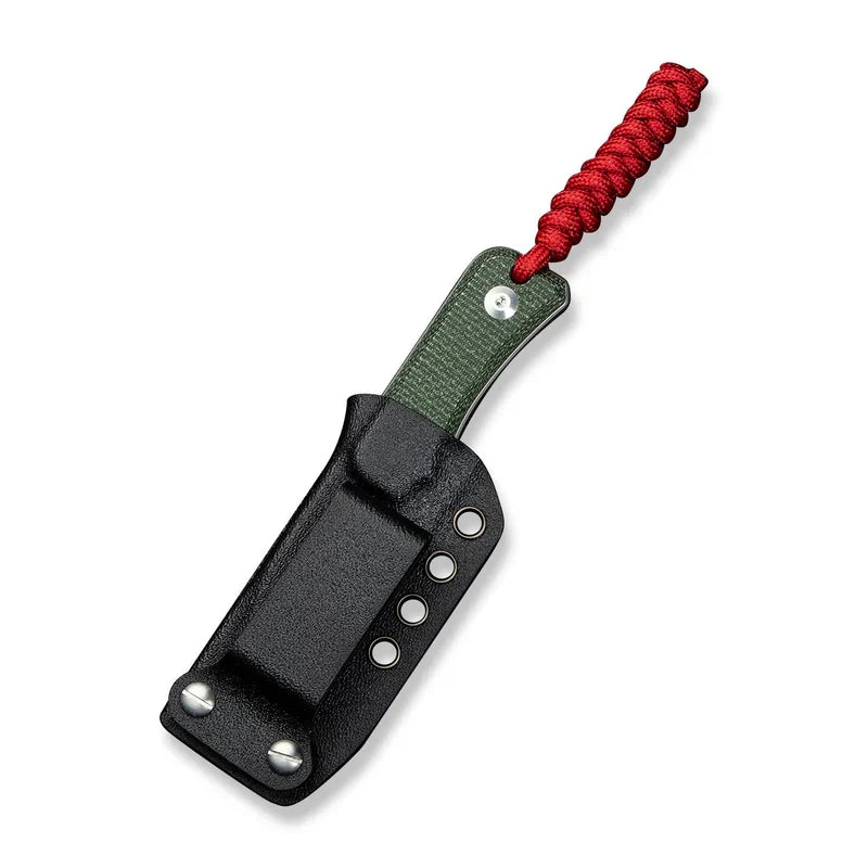 We Knife Co Ltd Baby Banter 2.39" Nitro-V Green Canvas Micarta C23045-2