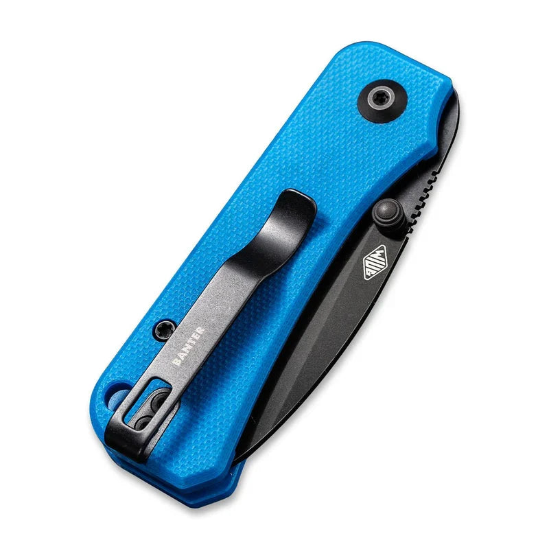 We Knife Co Ltd Baby Banter 2.34" Nitro-V Blue G10 Black C19068S-3