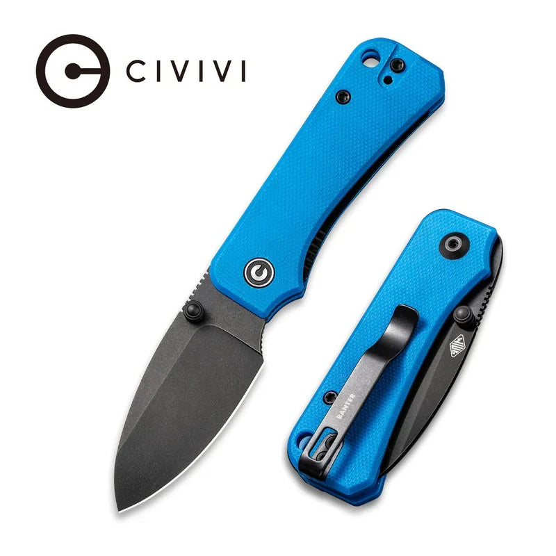 We Knife Co Ltd Baby Banter 2.34" Nitro-V Blue G10 Black C19068S-3