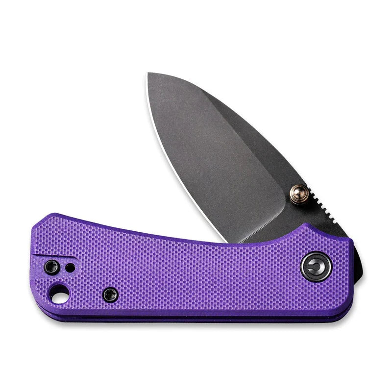 We Knife Co Ltd Baby Banter 2.34" Nitro-V Purple G10 Black C19068S-4