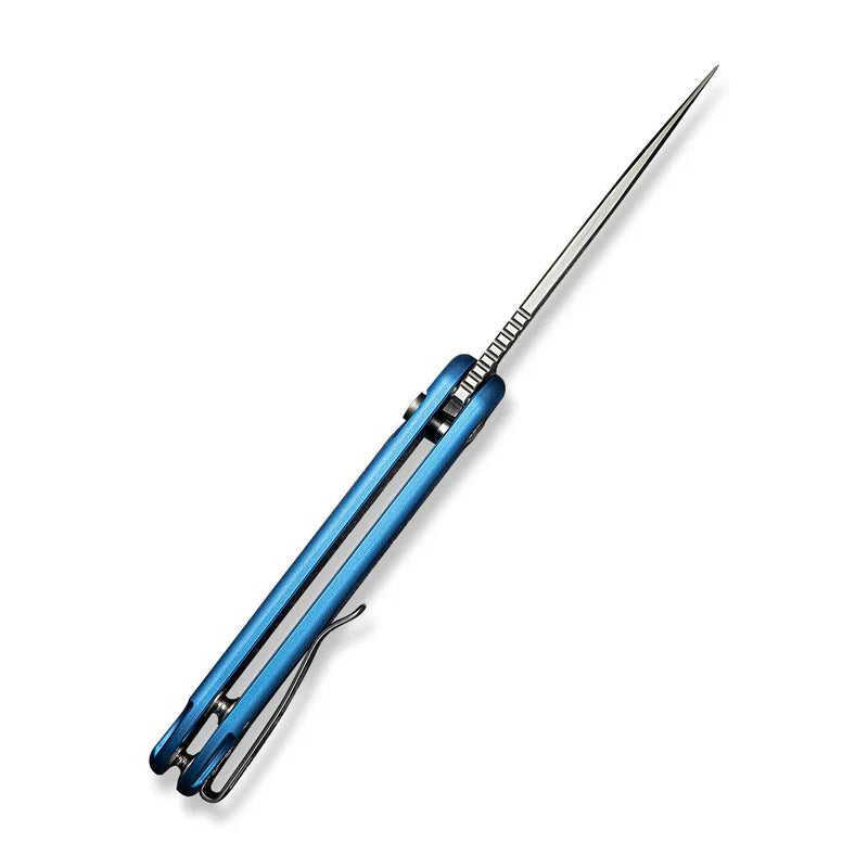 We Knife Co Ltd Elementum II 2.96" Nitro-V Aluminum Blue C18062PD-2