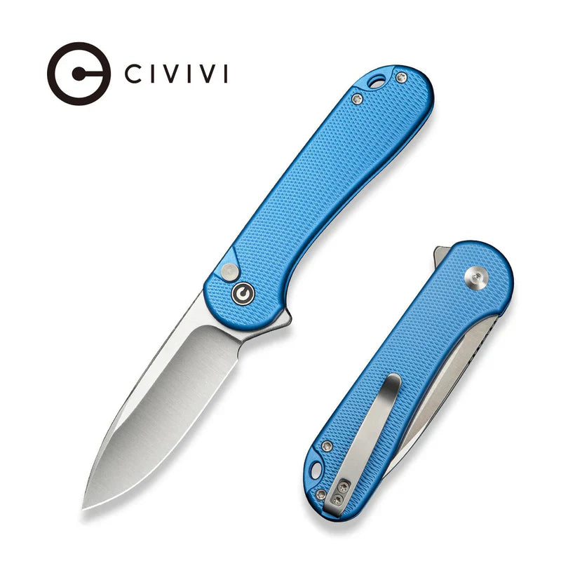 We Knife Co Ltd Elementum II 2.96" Nitro-V Aluminum Blue C18062PD-2