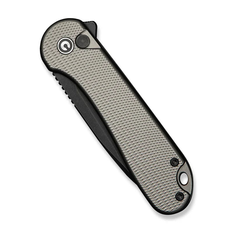 We Knife Co Ltd Elementum II 2.96" Nitro-V Aluminum Gray C18062PD-1
