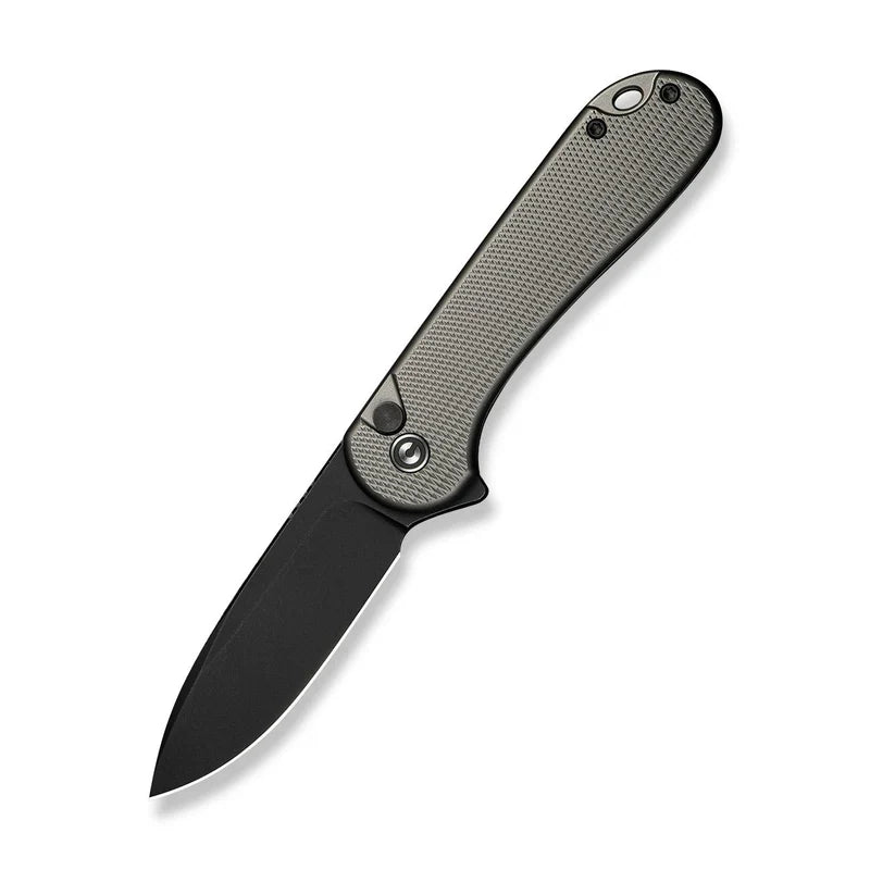 We Knife Co Ltd Elementum II 2.96" Nitro-V Aluminum Gray C18062PD-1