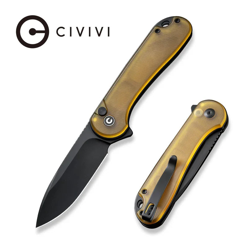 We Knife Co Ltd  Elementum II 2.96" Nitro-V Bead Blasted Black C18062P-8