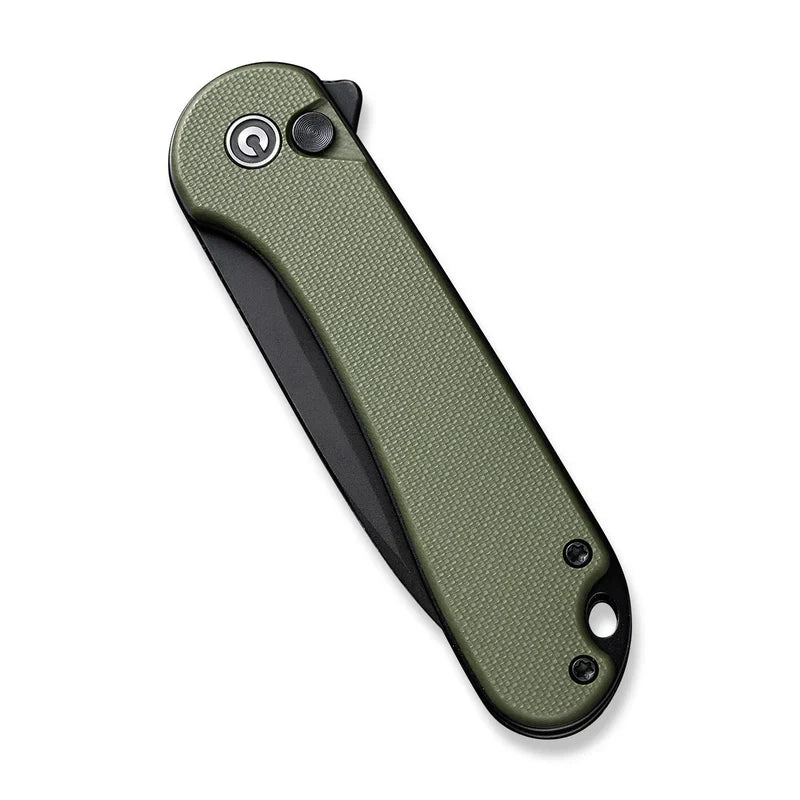 We Knife Co Ltd  Elementum II 2.96" Nitro-V Black Stonewashed OD Green C18062P-3