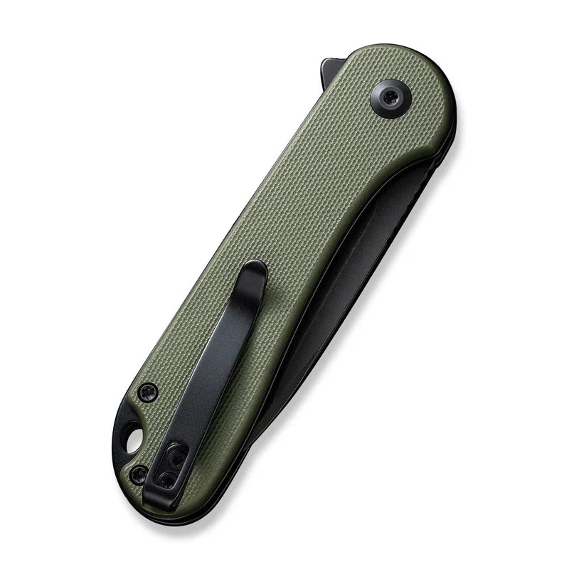 We Knife Co Ltd  Elementum II 2.96" Nitro-V Black Stonewashed OD Green C18062P-3