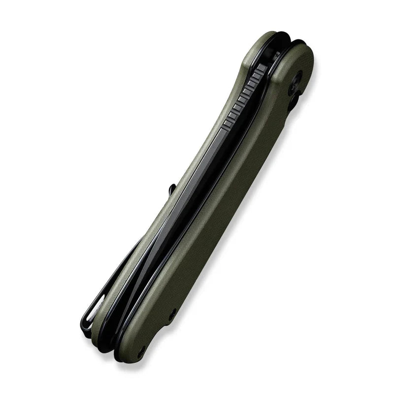 We Knife Co Ltd  Elementum II 2.96" Nitro-V Black Stonewashed OD Green C18062P-3