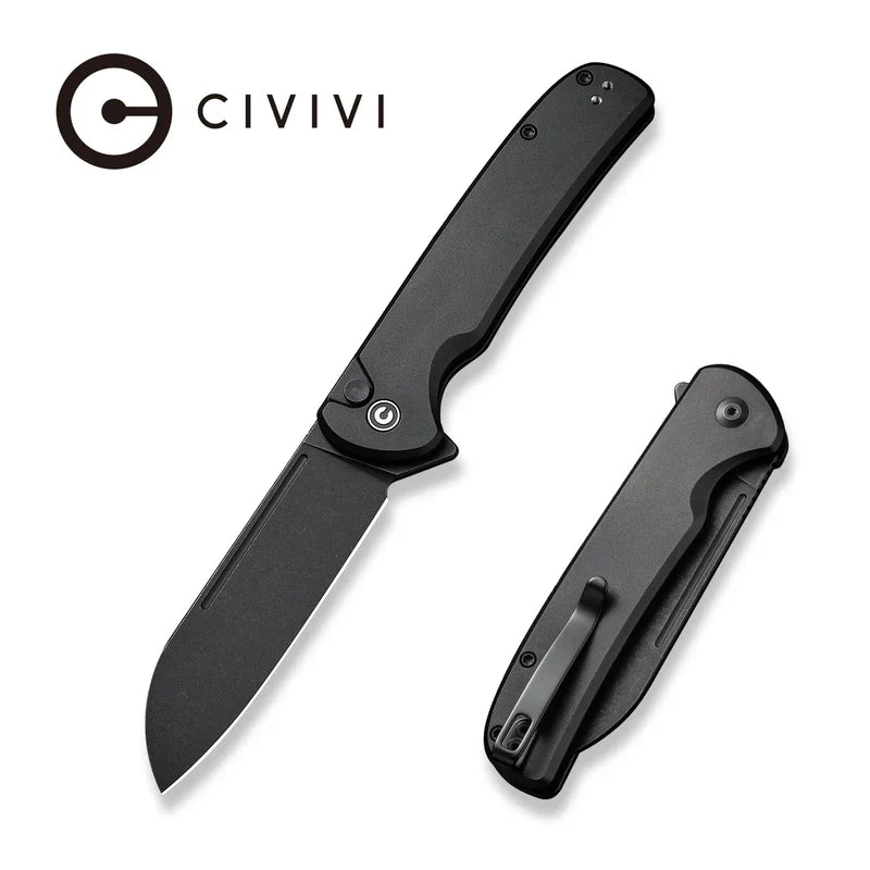 We Knife Co Ltd Chevalier II 3.47" 14C28N Aluminum Black C20022B-1