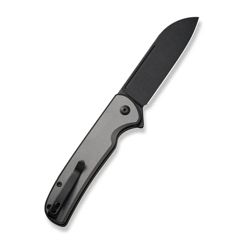 We Knife Co Ltd Chevalier II 3.47" 14C28N Black Stonewashed Aluminum Gray C20022B-3