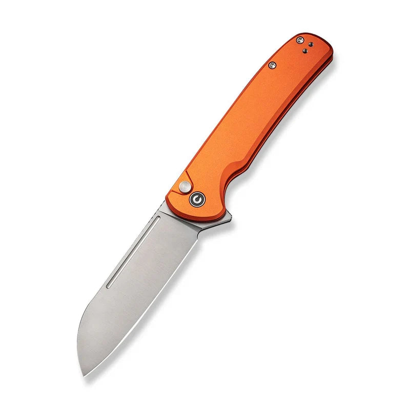 We Knife Co Ltd Chevalier II 3.47" 14C28N Aluminum Orange C20022B-2