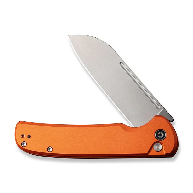 We Knife Co Ltd Chevalier II 3.47" 14C28N Aluminum Orange C20022B-2