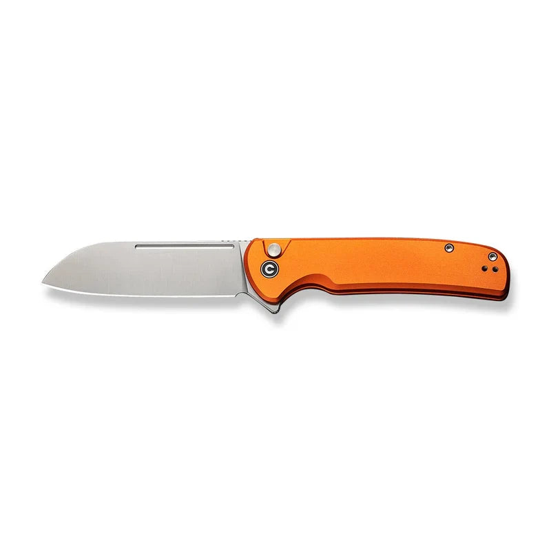 We Knife Co Ltd Chevalier II 3.47" 14C28N Aluminum Orange C20022B-2