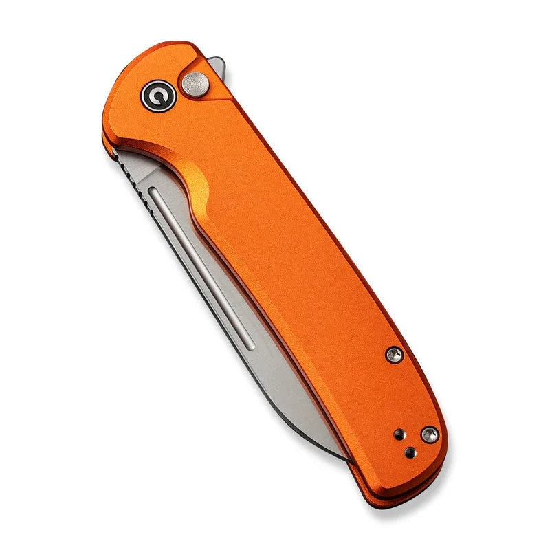 We Knife Co Ltd Chevalier II 3.47" 14C28N Aluminum Orange C20022B-2