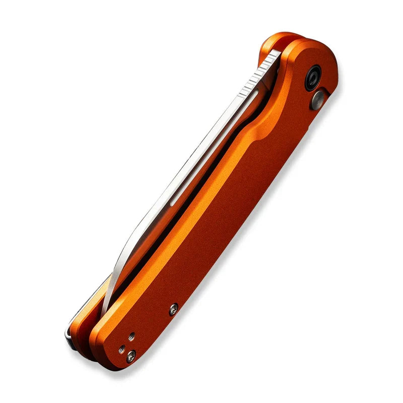 We Knife Co Ltd Chevalier II 3.47" 14C28N Aluminum Orange C20022B-2