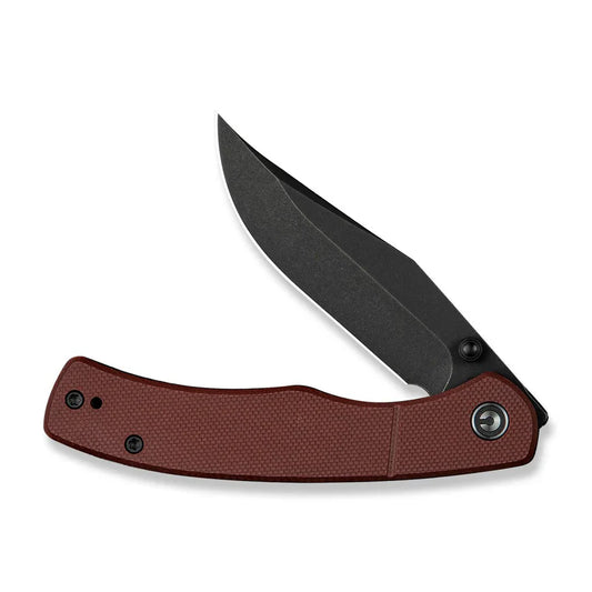 We Knife Co Ltd Clingman 2.99" Nitro-V Burgundy G10 C23065-2