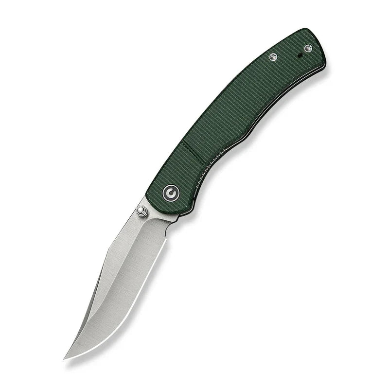 We Knife Co Ltd Clingman 2.99" Nitro-V Green Canvas Micarta C23065-4