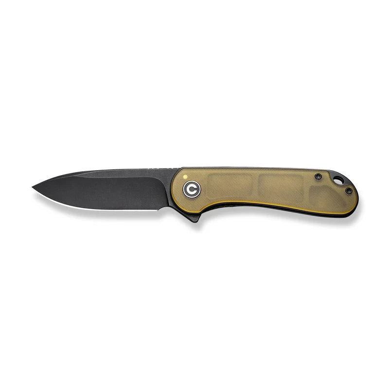 We Knife Co Ltd Elementum 2.96" D2 Bead Blasted Black C907A-5