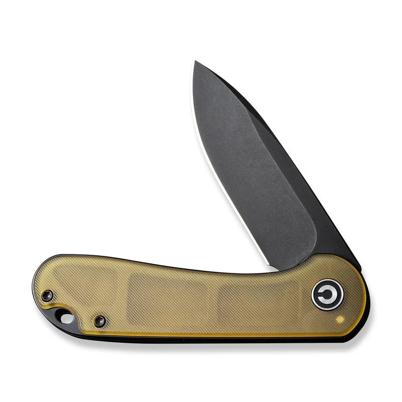 We Knife Co Ltd Elementum 2.96" D2 Bead Blasted Black C907A-5