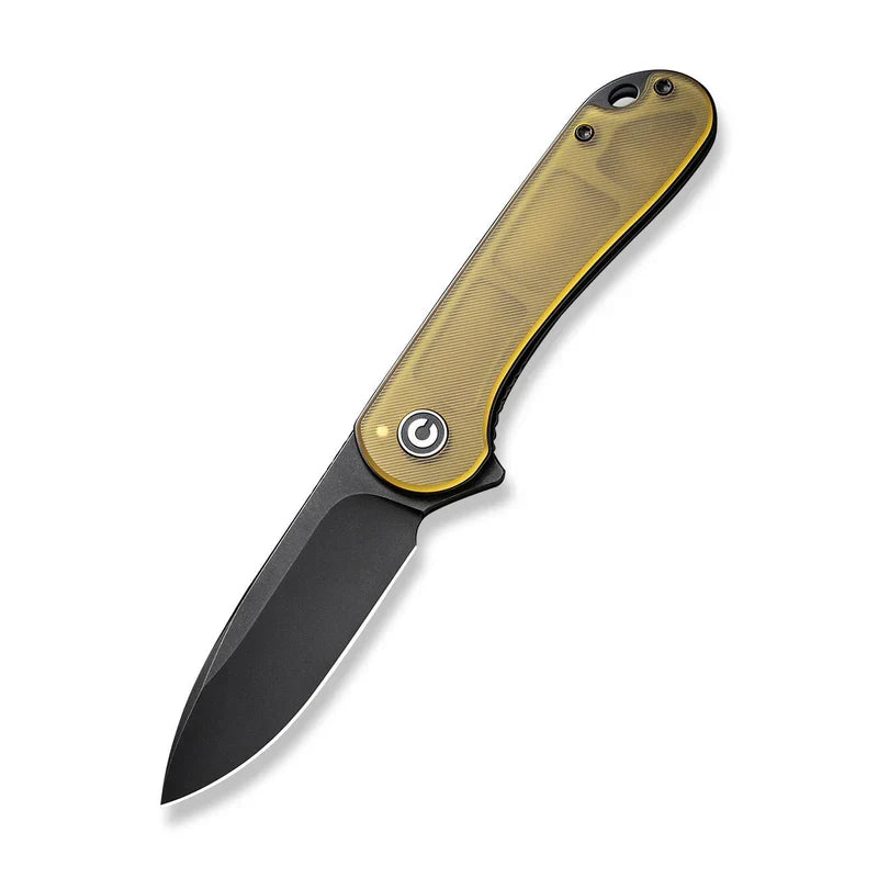 We Knife Co Ltd Elementum 2.96" D2 Bead Blasted Black C907A-5