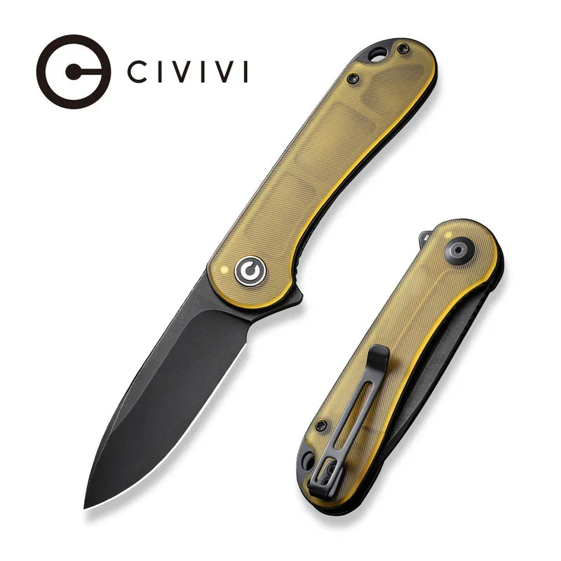 We Knife Co Ltd Elementum 2.96" D2 Bead Blasted Black C907A-5
