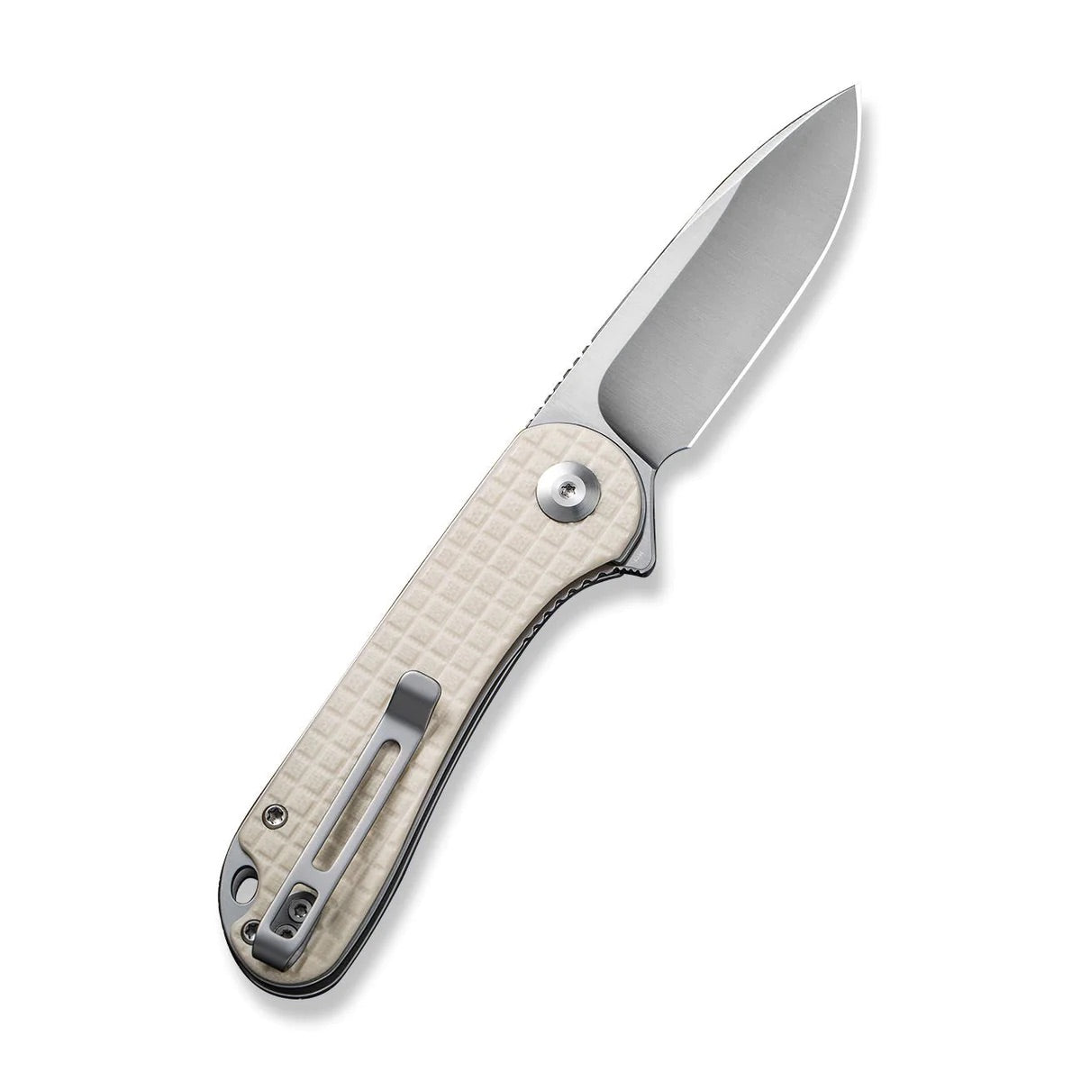 Civivi Elementum EDC Folding Knife 2.96in D2 Steel Ivory G10 Frag Handles (C907A-3)