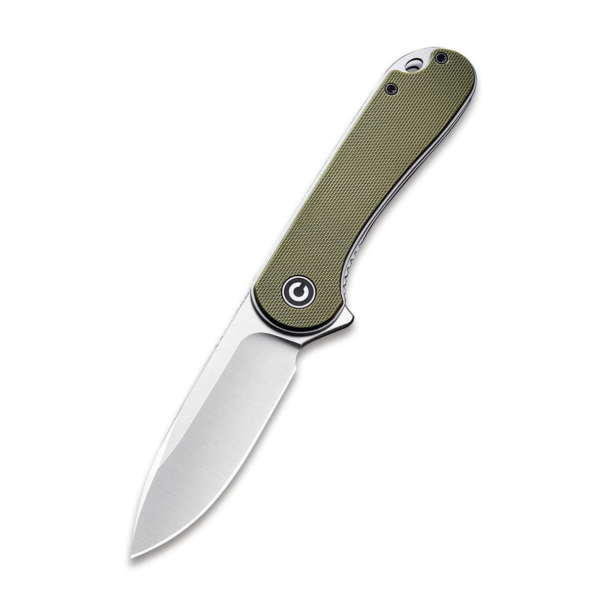 Civivi Elementum EDC Folding Knife 2.96in D2 Steel Green G10 Handles (C907E)