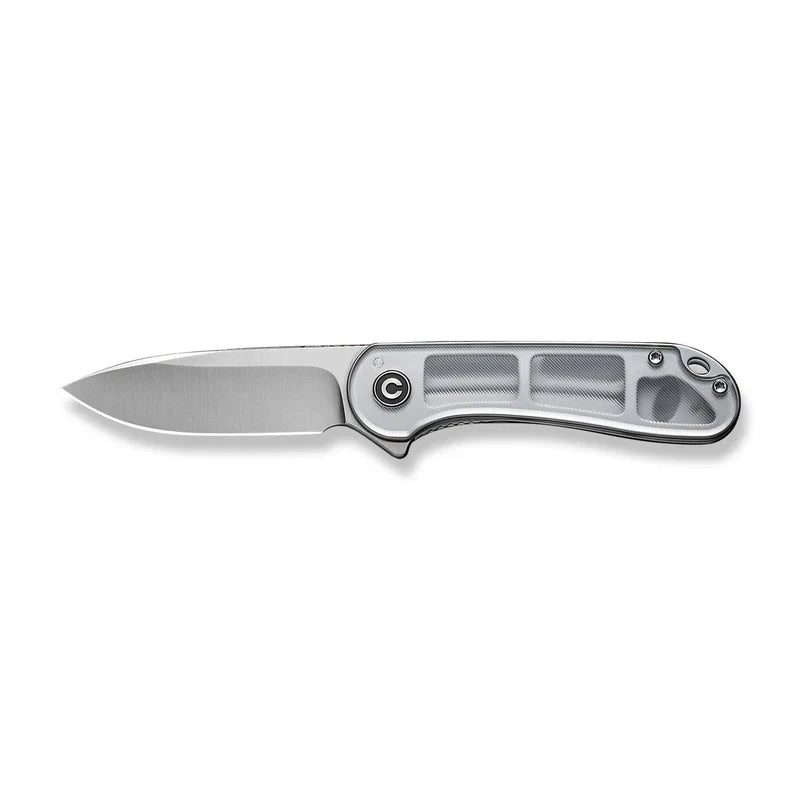 We Knife Co Ltd Elementum 2.96" D2 Lexan Stainless Steel Gray C907A-7