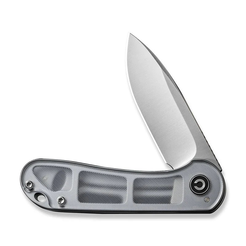 We Knife Co Ltd Elementum 2.96" D2 Lexan Stainless Steel Gray C907A-7