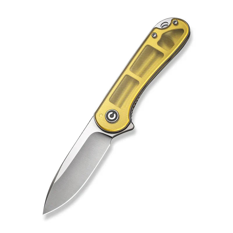 We Knife Co Ltd Elementum 2.96" D2 Ultem Polished Stainless Steel Gray C907A-4