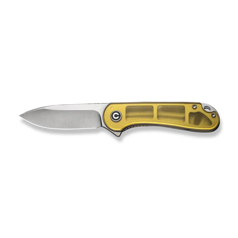 We Knife Co Ltd Elementum 2.96" D2 Ultem Polished Stainless Steel Gray C907A-4