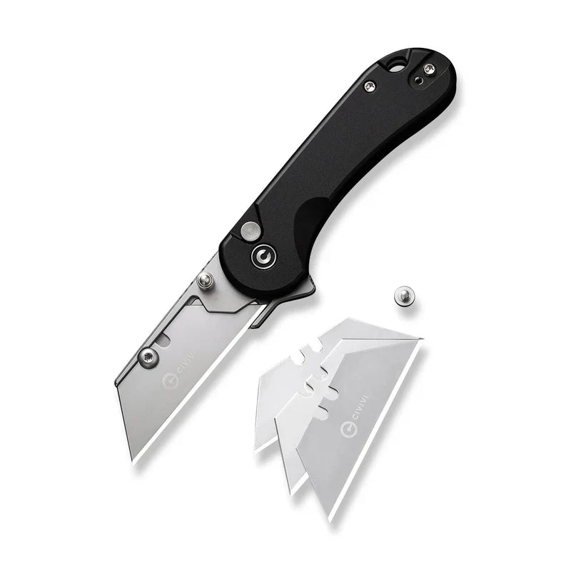 We Knife Co Ltd Elementum Utility 2.26" 6Cr13 Aluminum Black C23039B-1