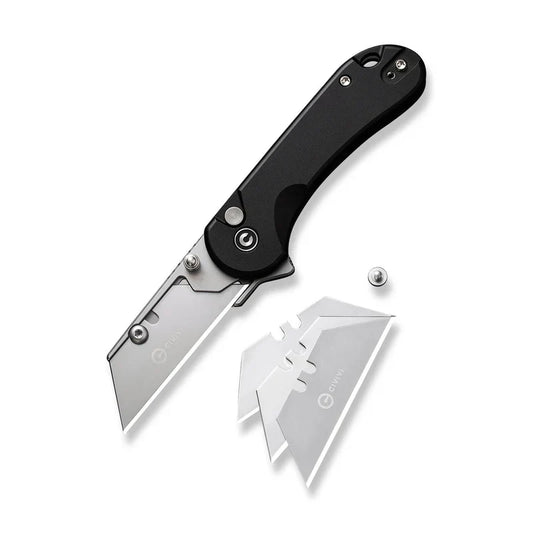 We Knife Co Ltd Elementum Utility 2.26" 6Cr13 Aluminum Black C23039B-1