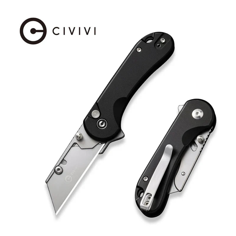 We Knife Co Ltd Elementum Utility 2.26" 6Cr13 Aluminum Black C23039B-1
