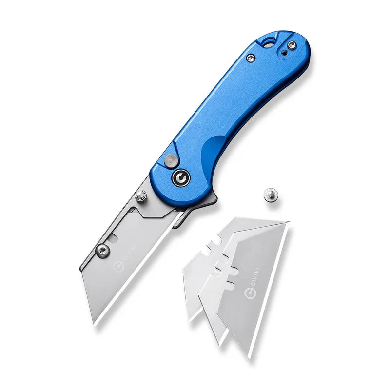 We Knife Co Ltd Elementum Utility 2.26" 6Cr13 Aluminum Blue C23039B-2