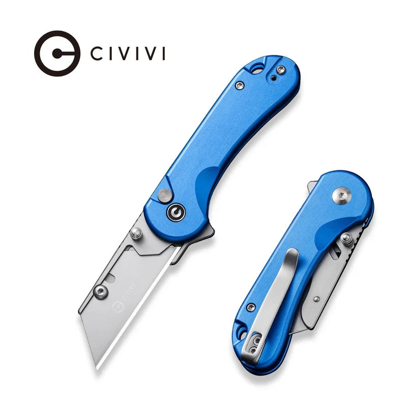 We Knife Co Ltd Elementum Utility 2.26" 6Cr13 Aluminum Blue C23039B-2