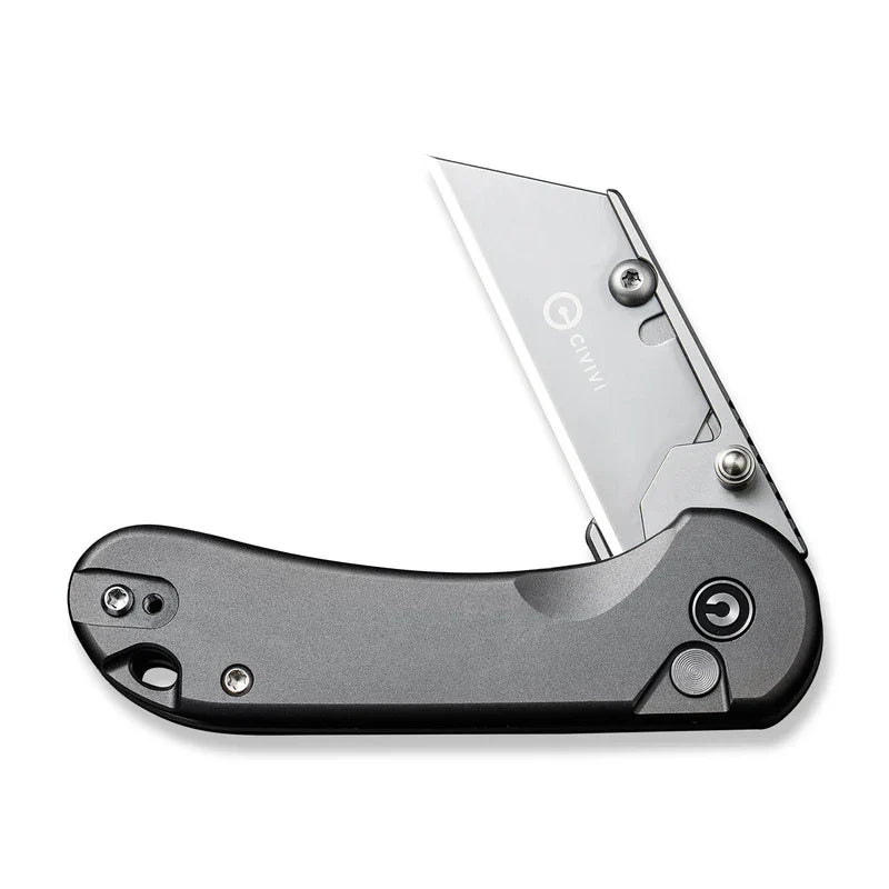 We Knife Co Ltd Elementum Utility 2.26" 6Cr13 Aluminum Gray C23039B-4